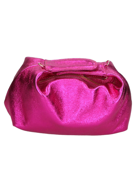 Borsa a spalla da Donna in Vera Pelle | Gave Lux | GLX220600923FBG-L023_FUXIA