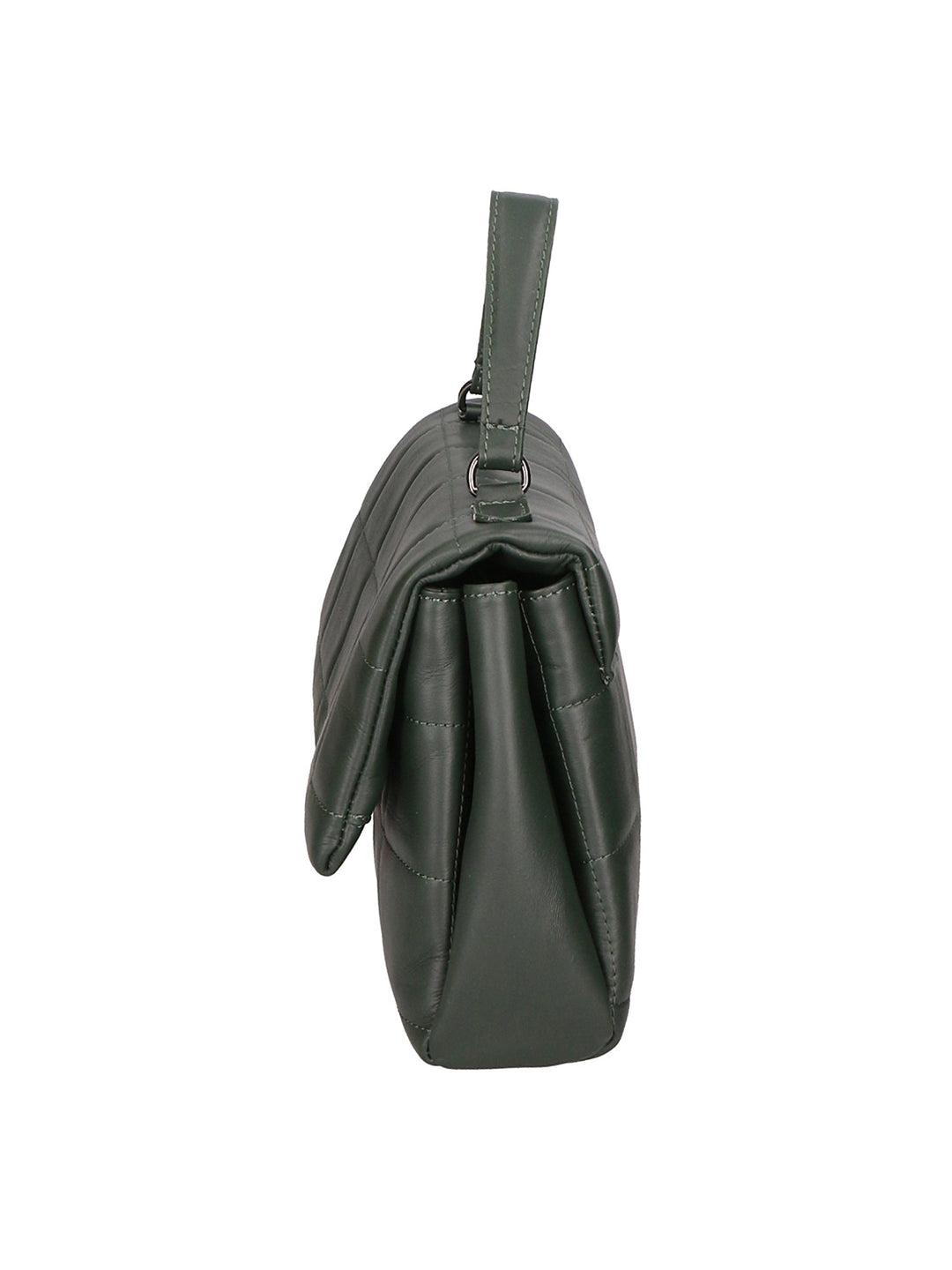 Lila Damenhandtasche aus echtem Leder