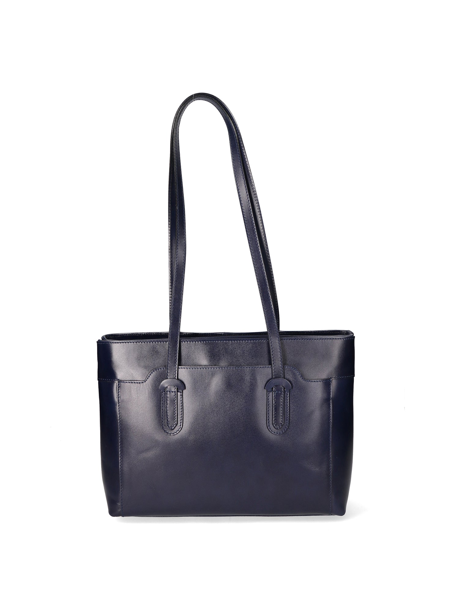 Borsa a spalla da Donna in Vera Pelle | Gave Lux | GLX22911823FBG-BLU_DARK_BLUE
