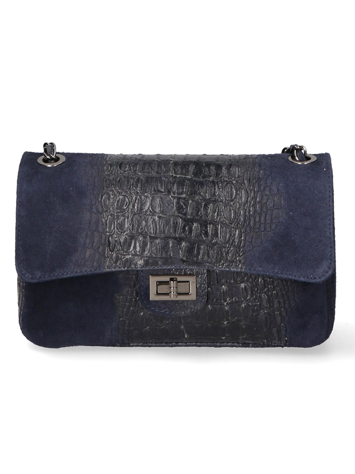 borsa a spalla da Donna in Vera Pelle | Gave Lux | GLX228004523FBG-BLU