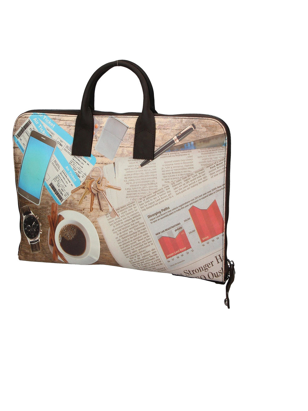 Michela Unisex-Handtasche aus echtem Leder