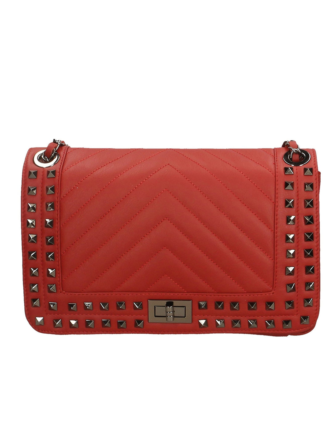 Borsa a spalla da Donna in Vera Pelle | Gave Lux | GLX22659023FBG-ROSSO_RED