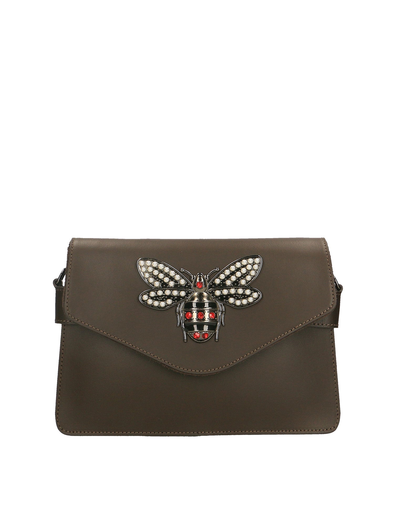 Borsa a tracolla da donna In Vera pelle | Gave Lux | GLX22880123FBG-T.MORO