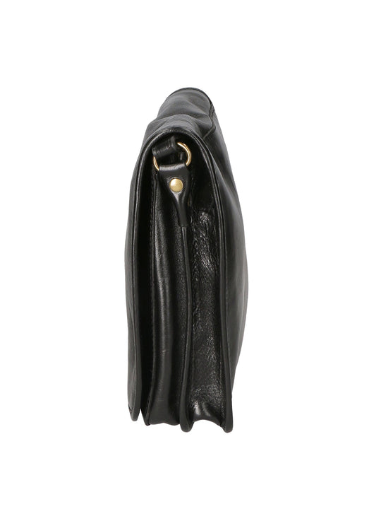 Fiamma Unisex Genuine Leather Shoulder Bag