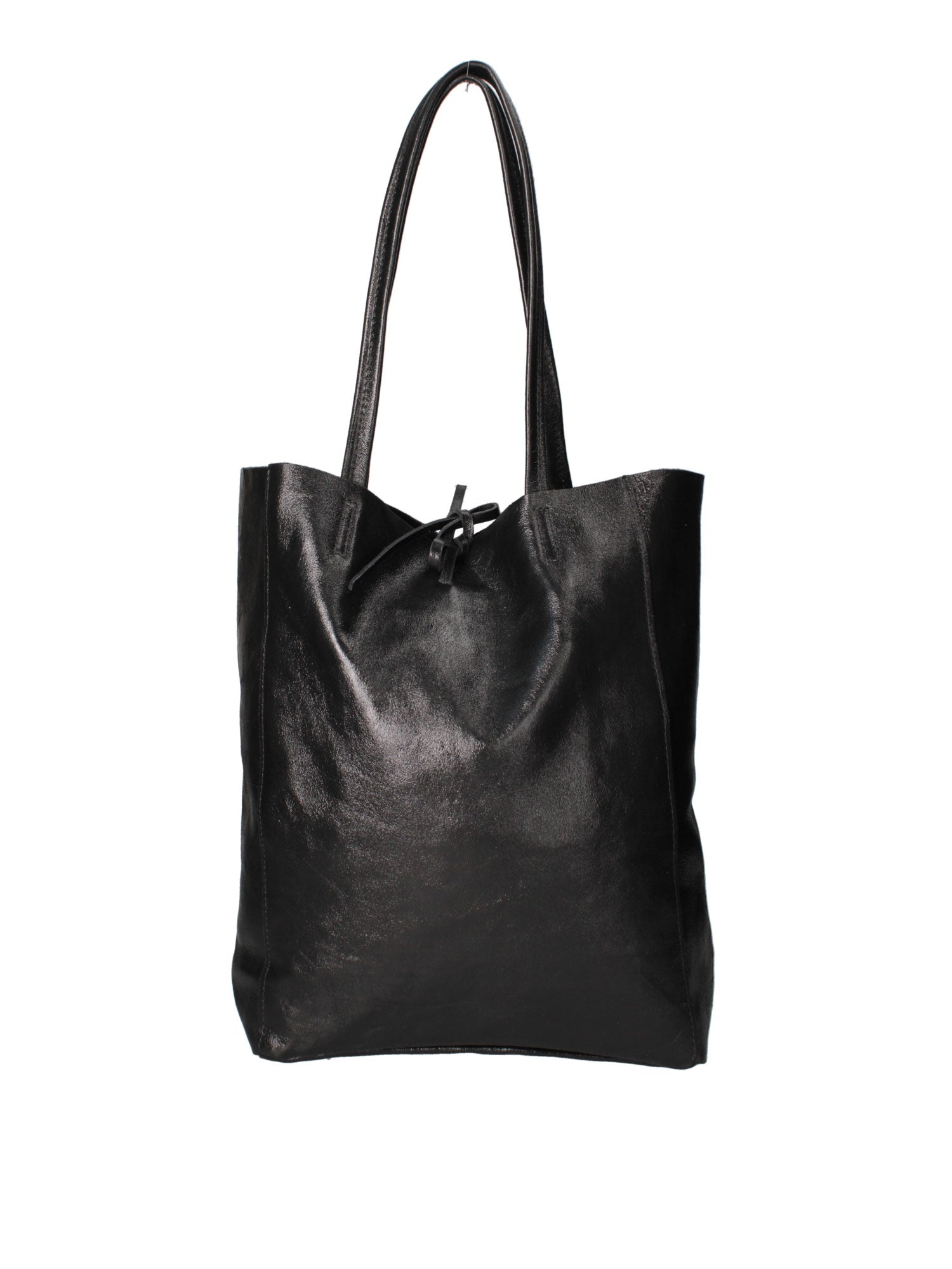 Borsa Shopper da donna In Vera pelle | Gave Lux | GLX220756523FBG-L022_NERO
