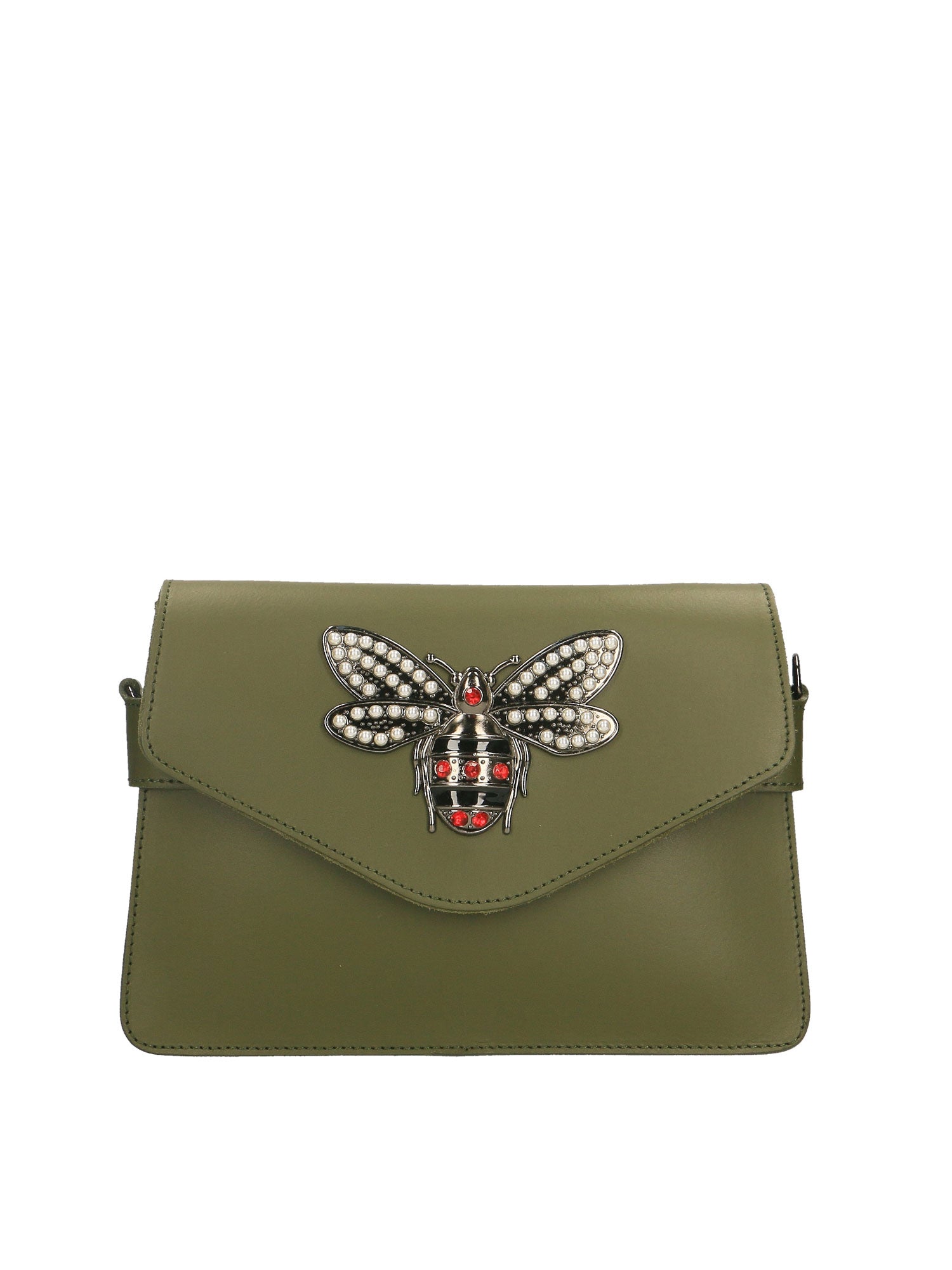 Borsa a tracolla da donna In Vera pelle | Gave Lux | GLX22880123FBG-VERDE