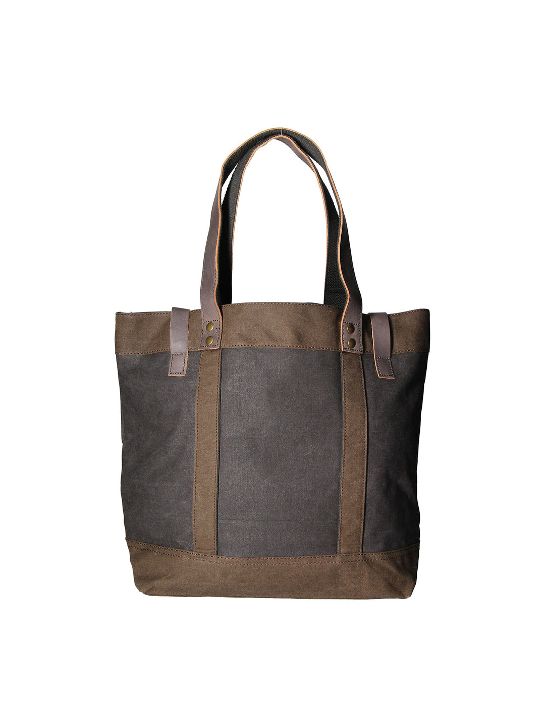 Maura Unisex-Handtasche aus Canvas und Leder
