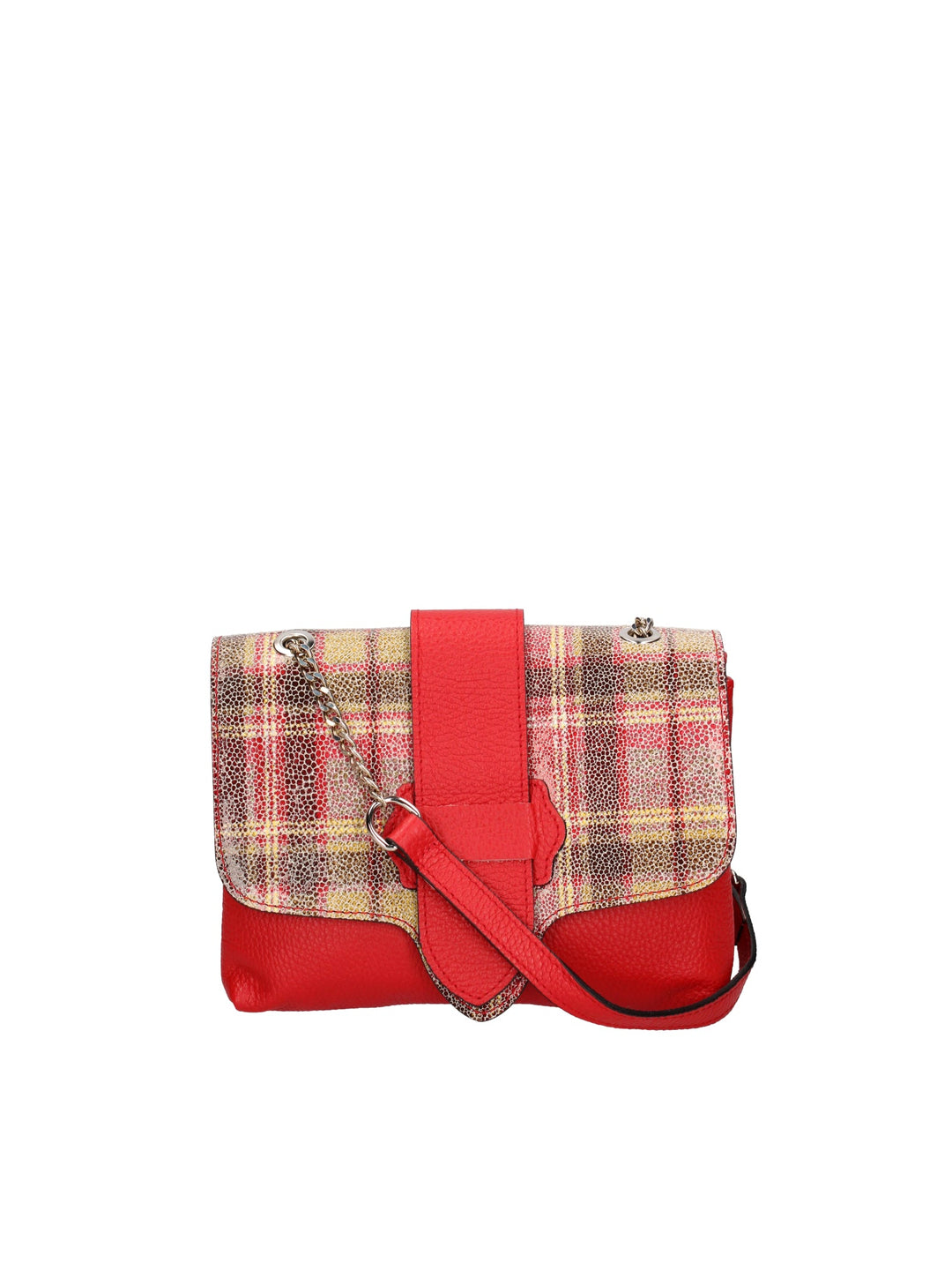borsa a tracolla da donna In Vera pelle | gave lux | GLX2219494223FBG-ROSSO+ROSSO