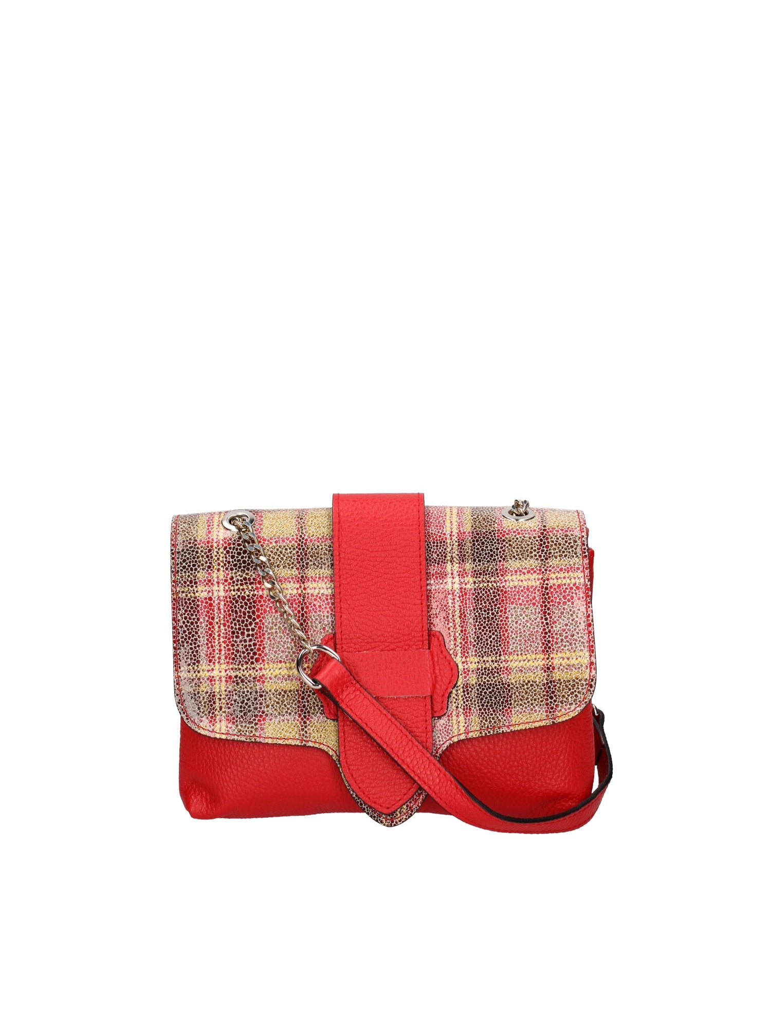 borsa a tracolla da donna In Vera pelle | gave lux | GLX2219494223FBG-ROSSO+ROSSO