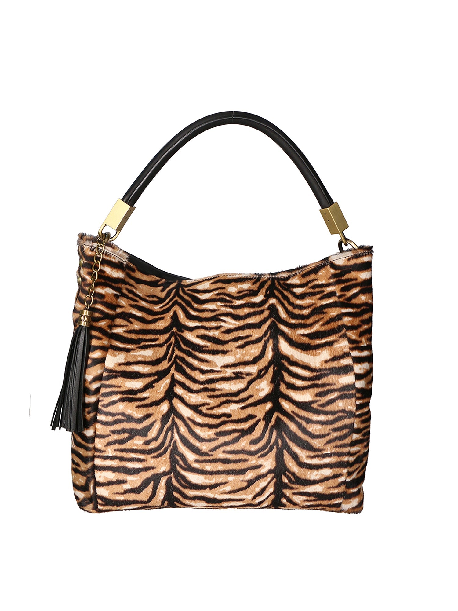 Borsa a spalla da Donna in Vera Pelle | Gave Lux | GLX220547423FBG-TIGRE