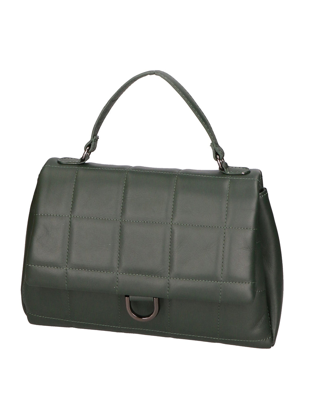 Lila Damenhandtasche aus echtem Leder