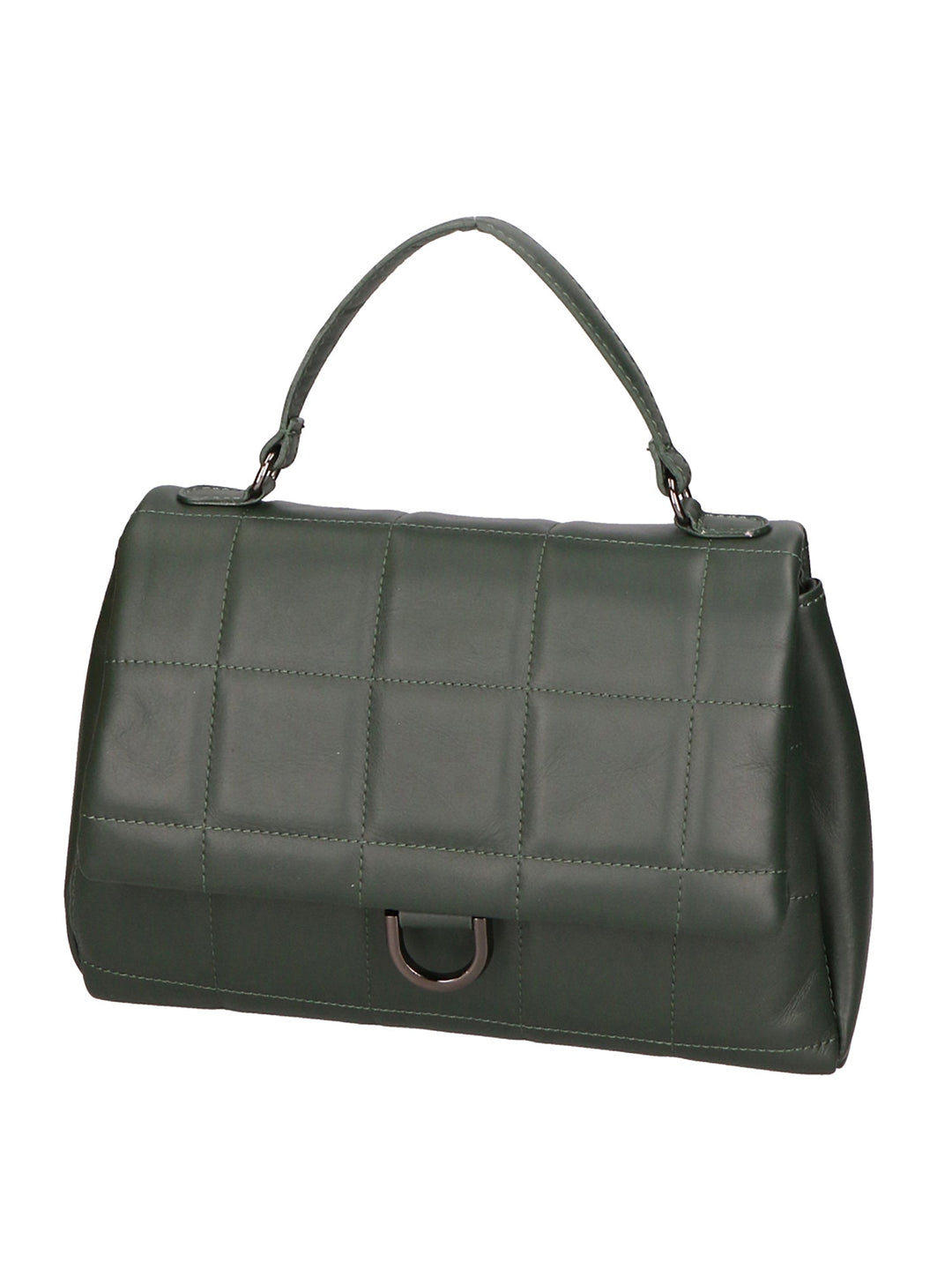 Lila Damenhandtasche aus echtem Leder
