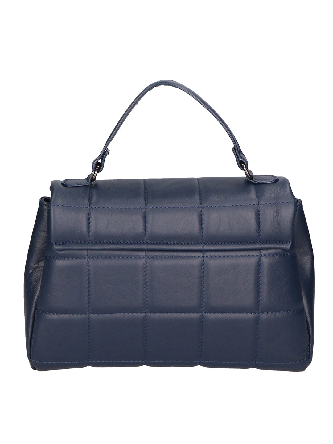 Lila Damenhandtasche aus echtem Leder