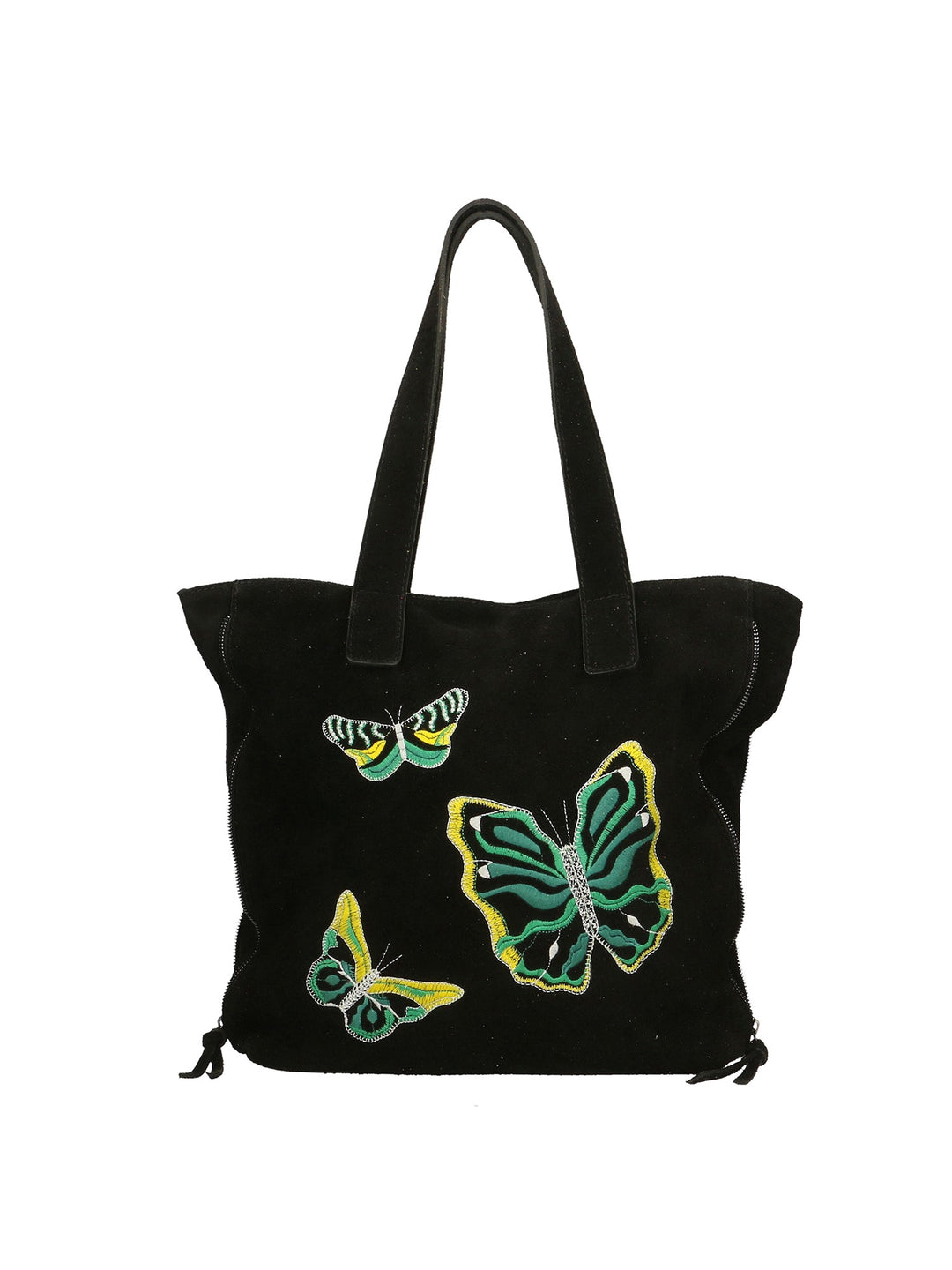 Borsa a spalla da Donna in Vera Pelle | Gave Lux | GLX22862023FBG-NERO_BLACK
