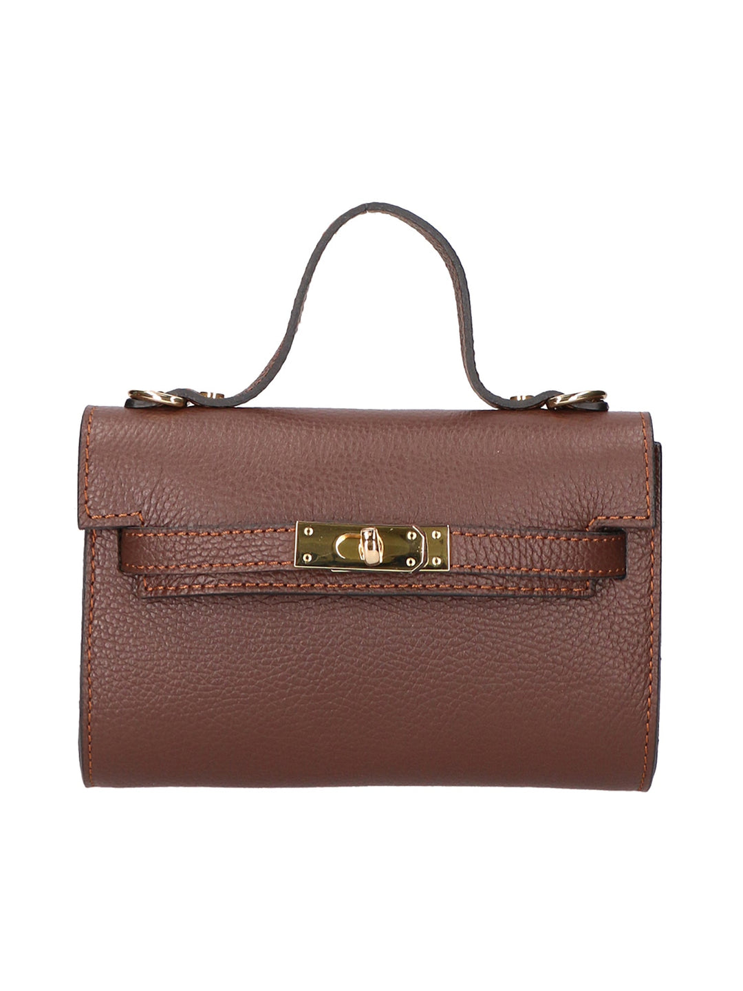 pochette da Donna in Vera Pelle | Gave Lux | GLX220652523FBG-D223_CIOCCOLATO