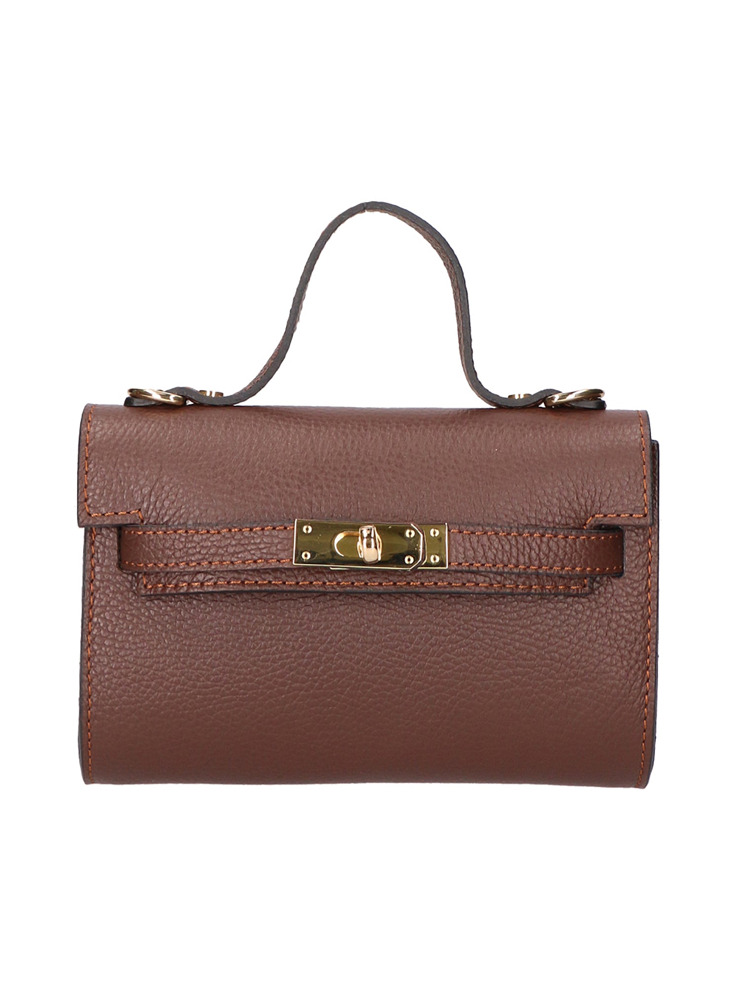 pochette da Donna in Vera Pelle | Gave Lux | GLX220652523FBG-D223_CIOCCOLATO