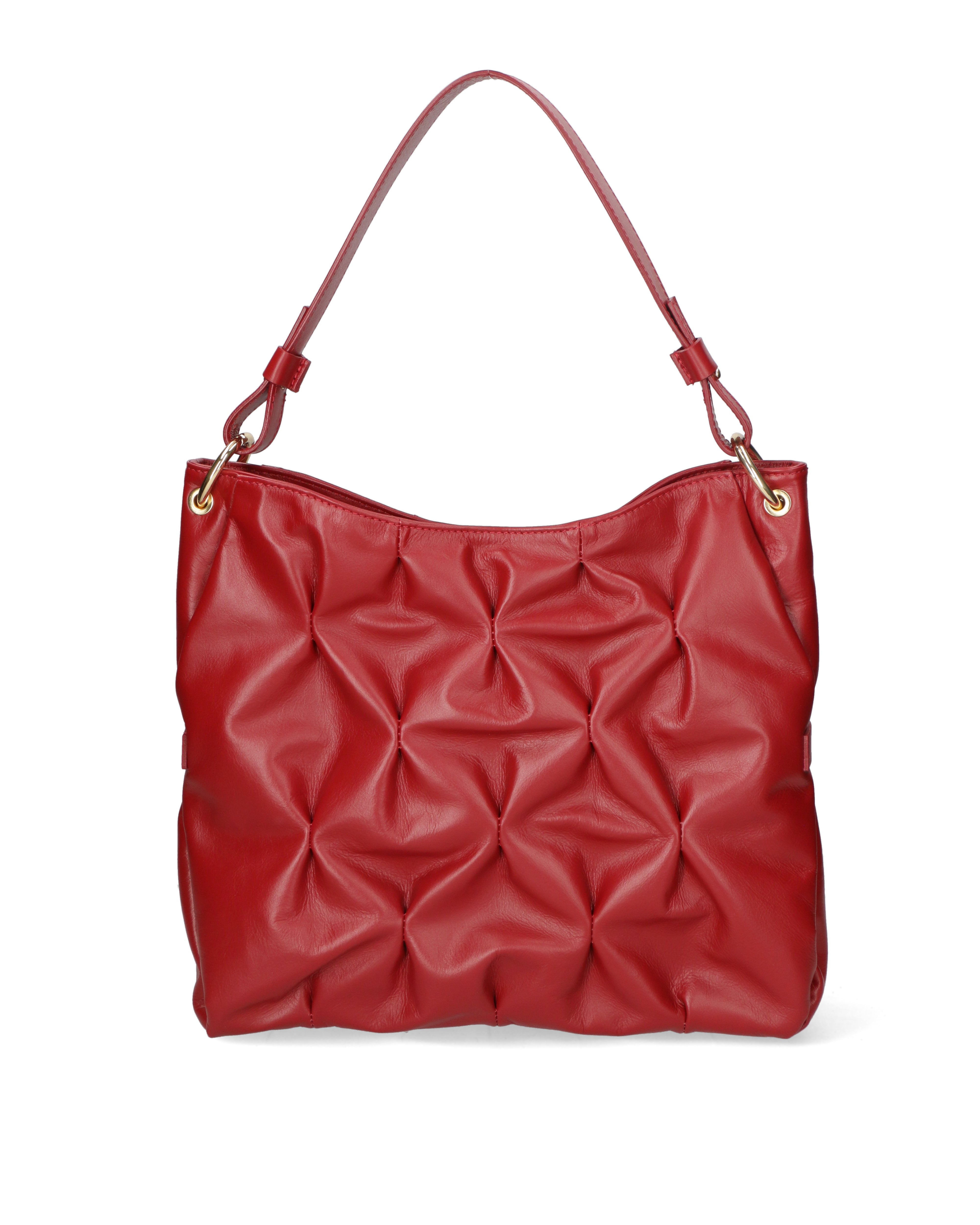 Borsa a spalla da donna In Vera pelle | Gave Lux | GLX220399823FBG-S10_RUBINO