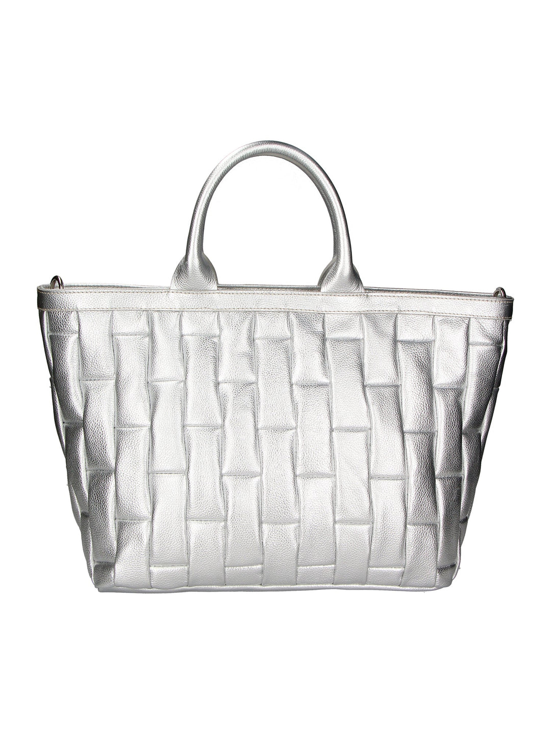 Borsa a mano da Donna in Vera Pelle | Gave Lux | GLX22KAN-0523FBG-ARGENTO