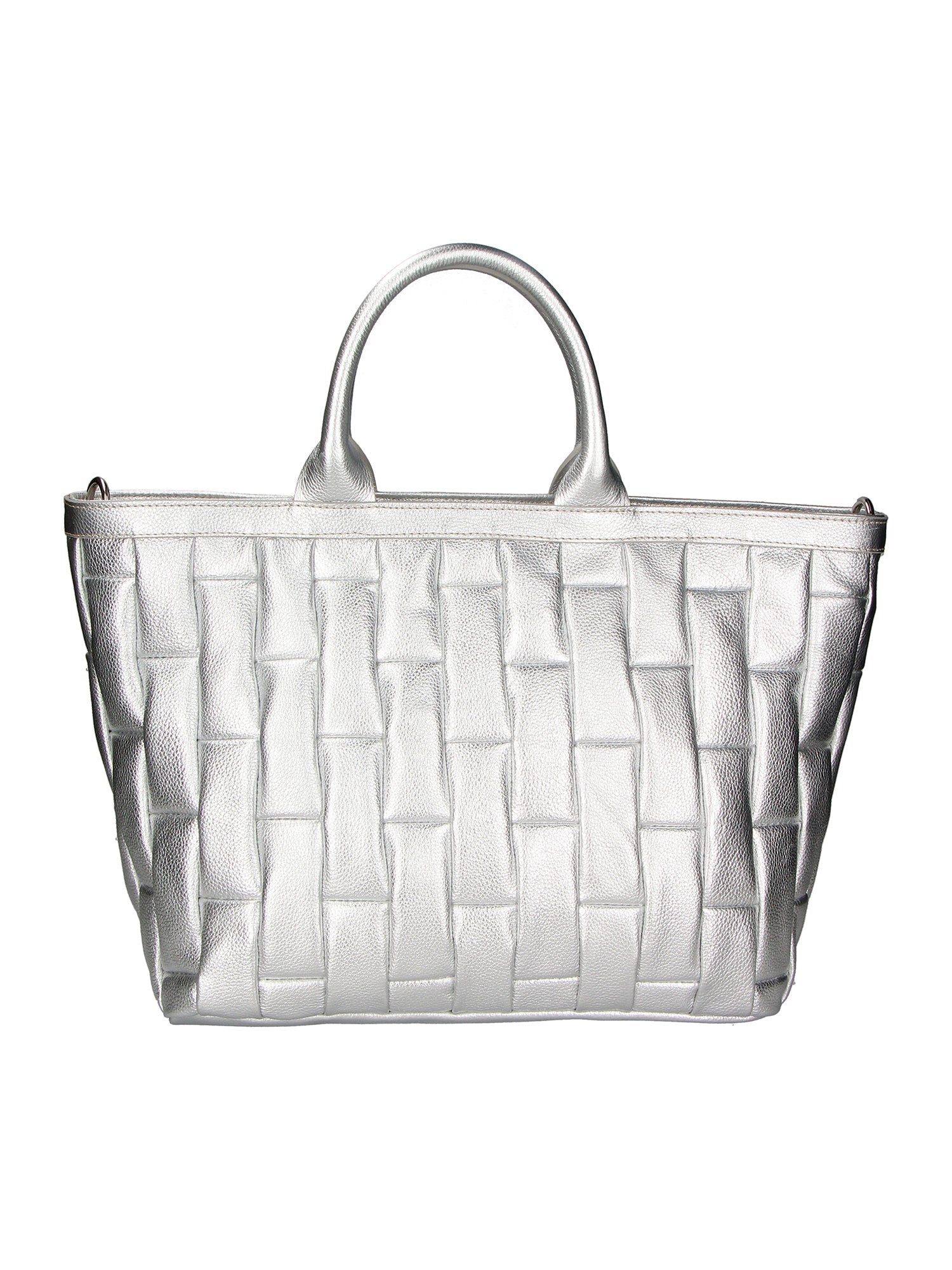 Borsa a mano da Donna in Vera Pelle | Gave Lux | GLX22KAN-0523FBG-ARGENTO
