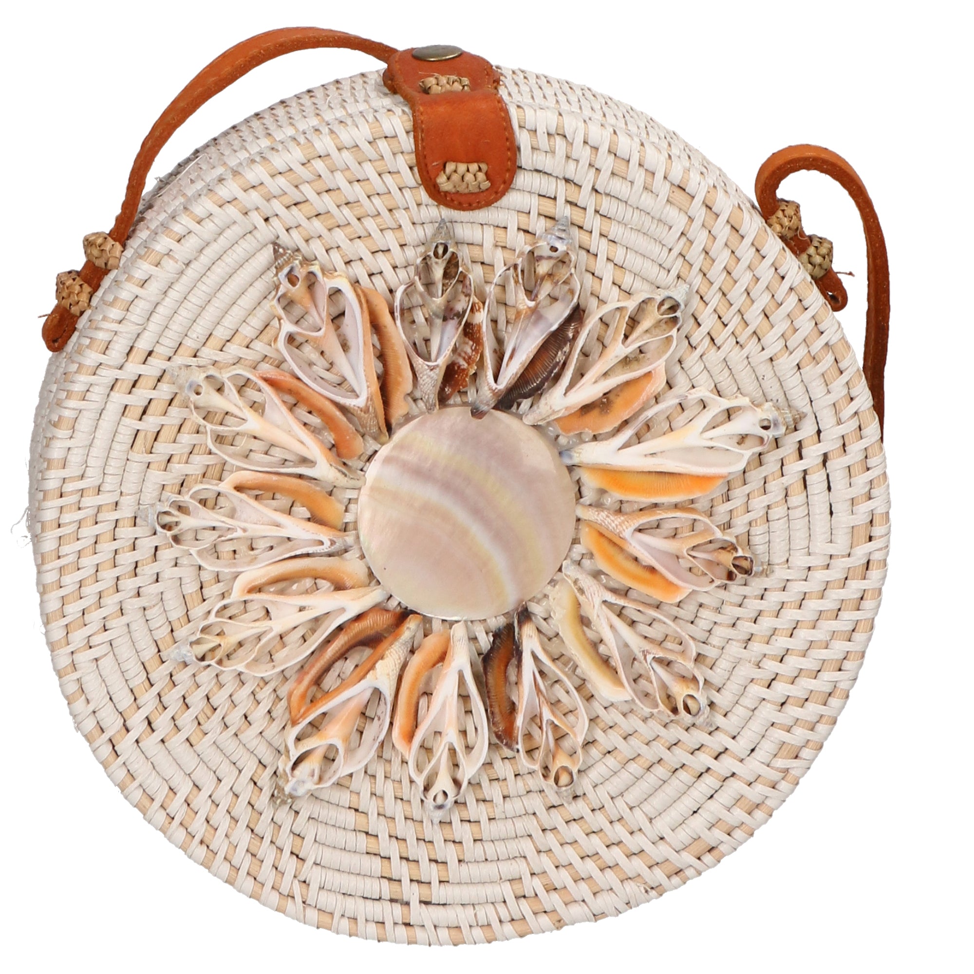 Borsa a tracolla da Donna in Paglia Intrecciata a mano | Gave Lux | GLX228812023FBG-PAOLA