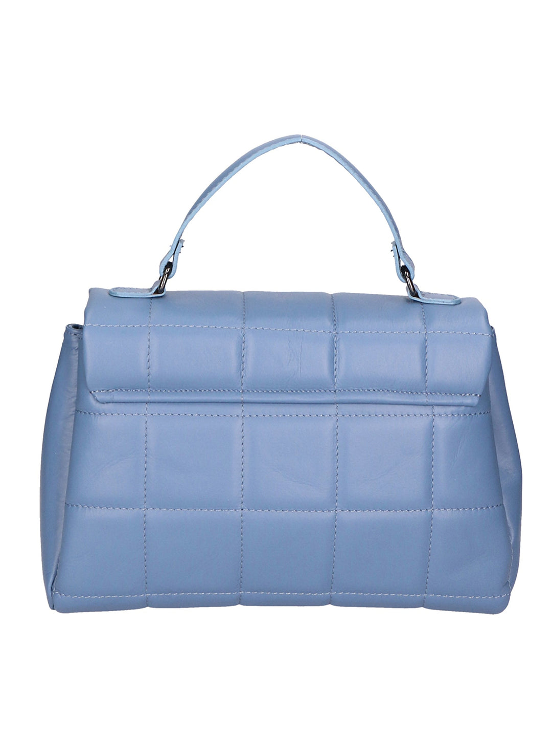 Lila Damenhandtasche aus echtem Leder