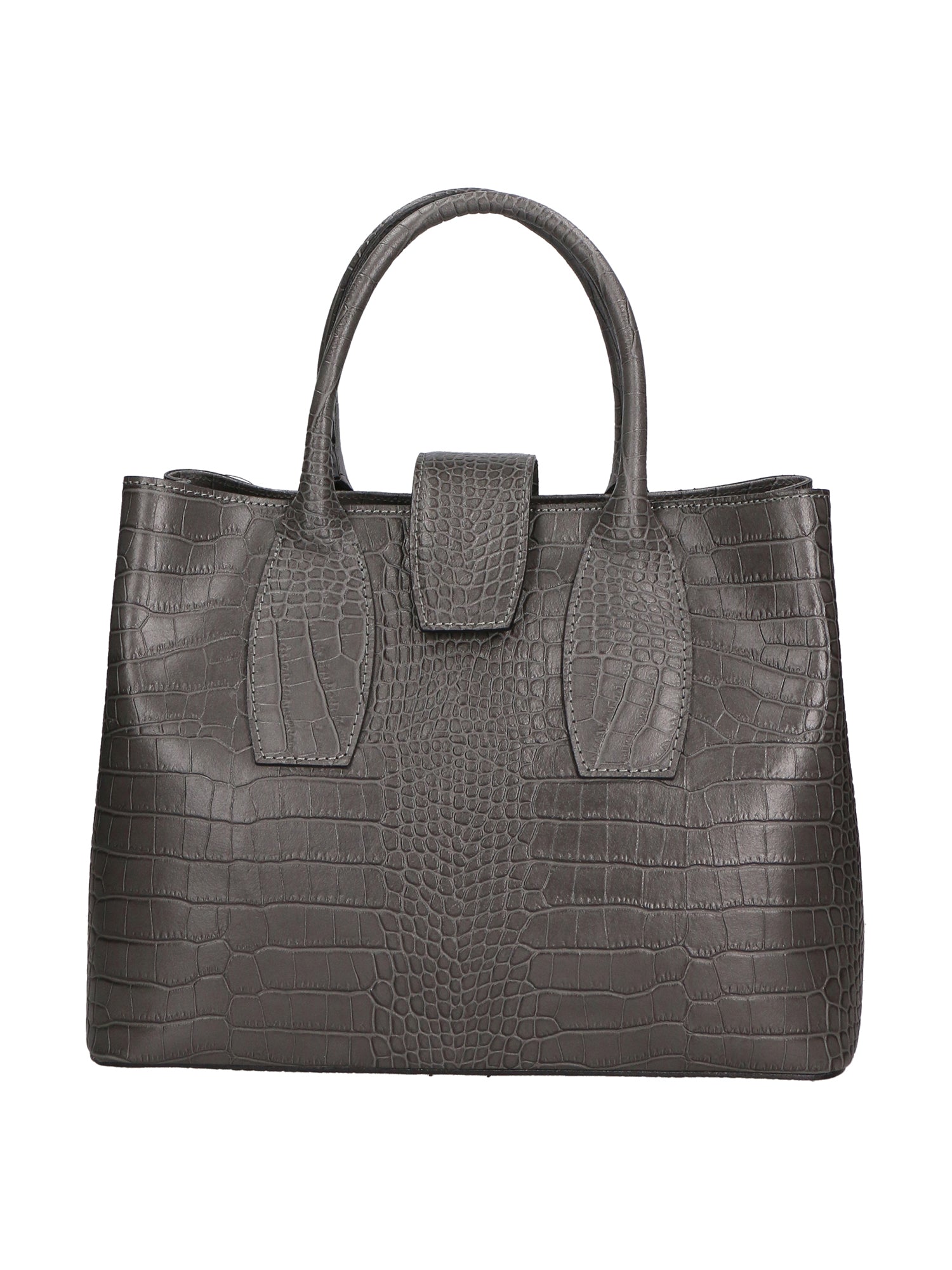 Borsa a mano da Donna in Vera Pelle | Gave Lux | GLX220654223FBG-GRIGIO_SCURO