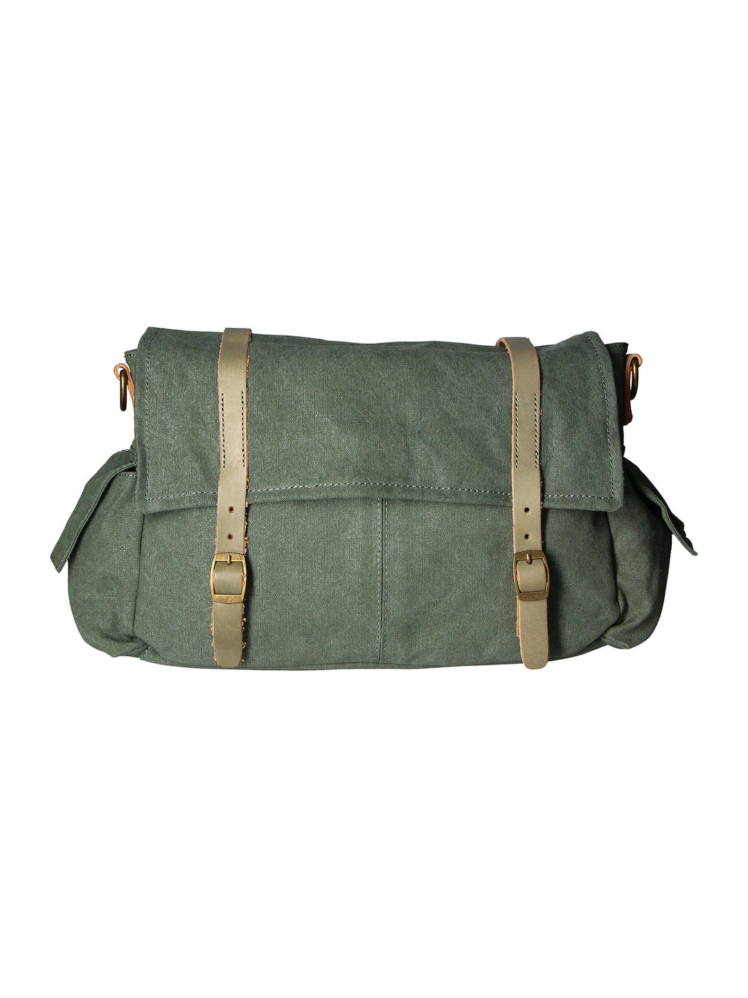 Borsa a spalla unisex in Canvas e pelle | Gave Lux | GLX22ZG301023FBG-VERDE_GREEN