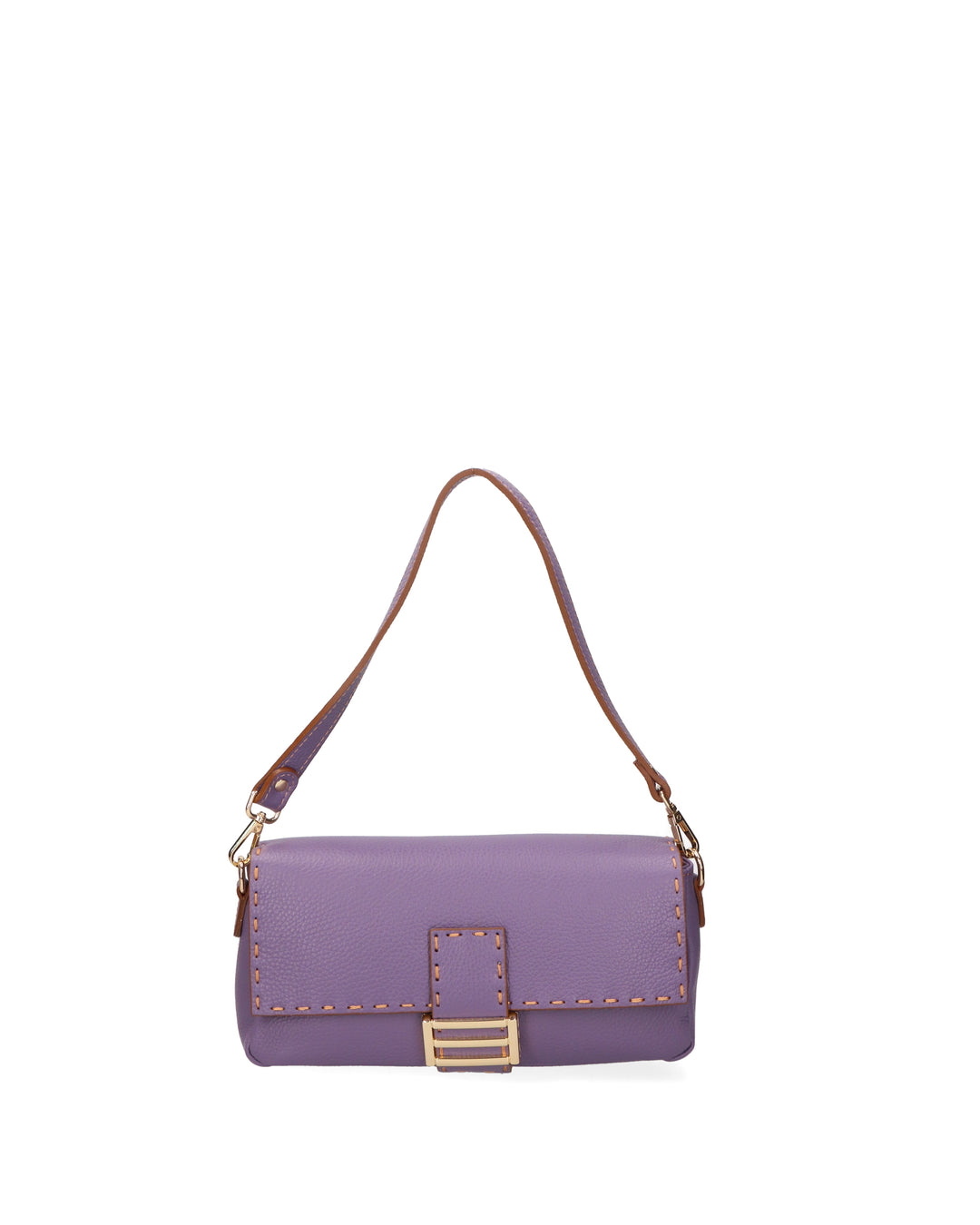borsa a spalla da Donna in Vera Pelle | gave lux | GLX220686923FBG-D87_VIOLET