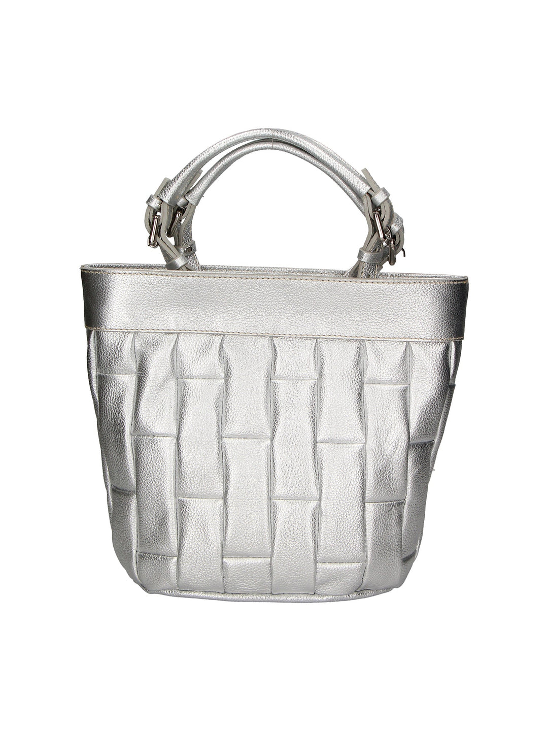 Borsa a mano da Donna in Vera Pelle | Gave Lux | GLX22SILVIA-3423FBG-ARGENTO
