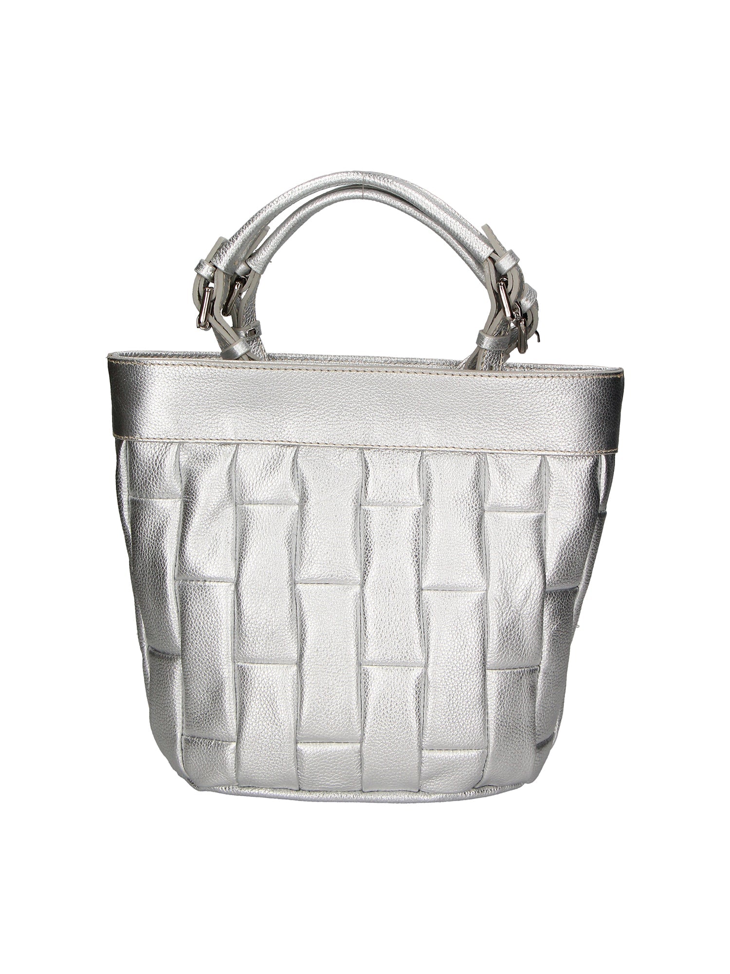 Borsa a mano da Donna in Vera Pelle | Gave Lux | GLX22SILVIA-3423FBG-ARGENTO