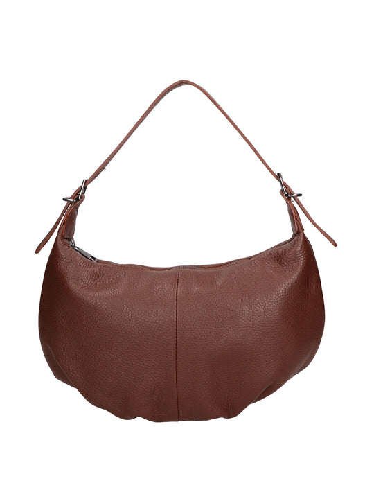 Borsa a spalla da Donna in Vera Pelle | Gave Lux | GLX220651223FBG-CIOCCOLATO