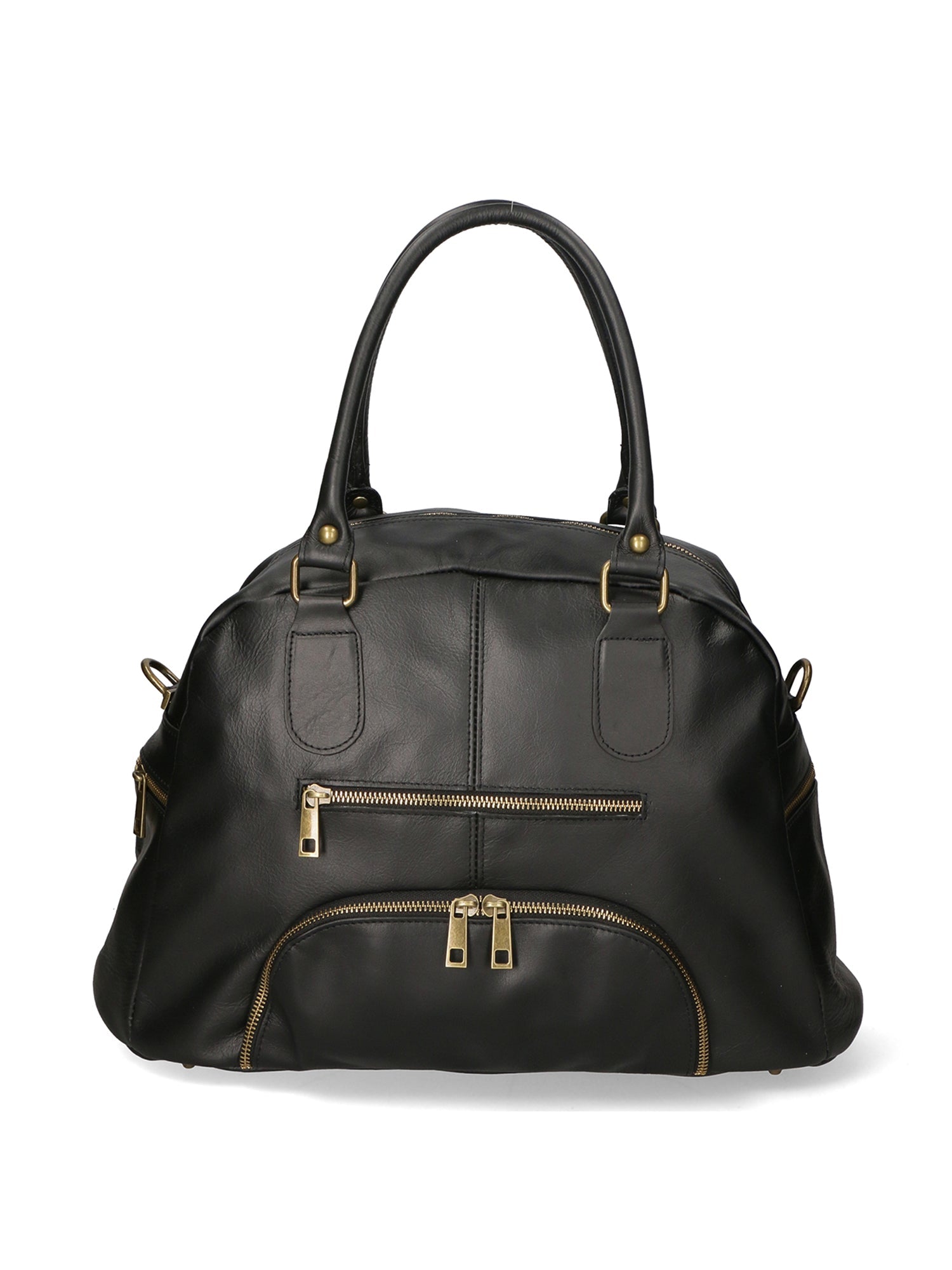 Borsa a mano da Donna in Vera Pelle | Gave Lux | GLX22617423FBG-NERO_BLACK