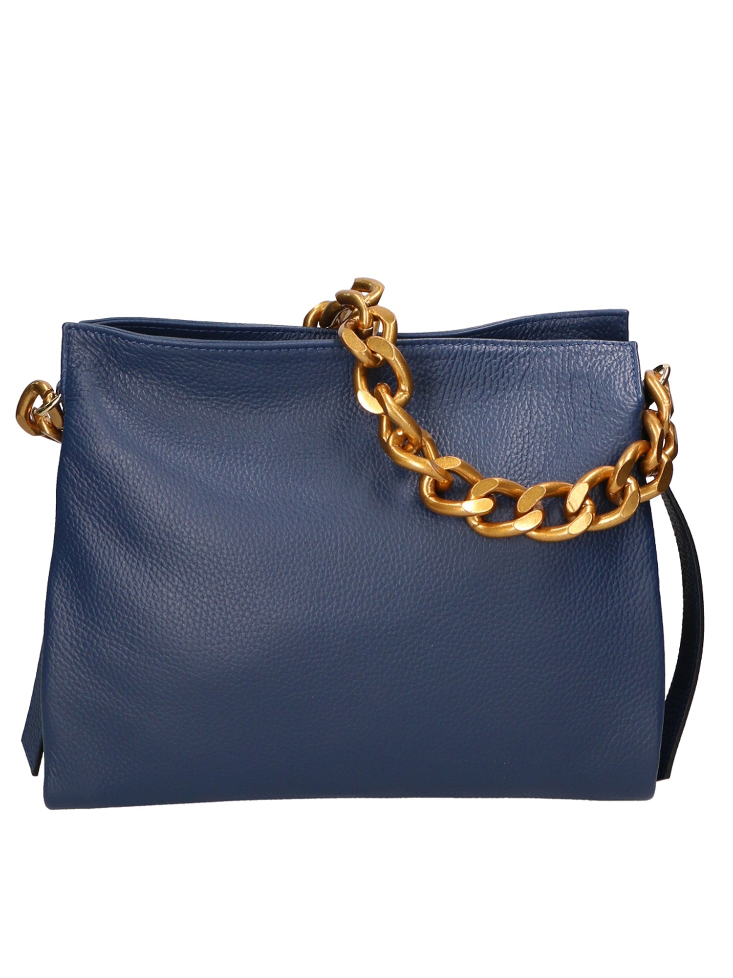 Borsa a spalla da Donna in Vera Pelle | Gave Lux | GLX220541723FBG-D24_BLU_JEANS
