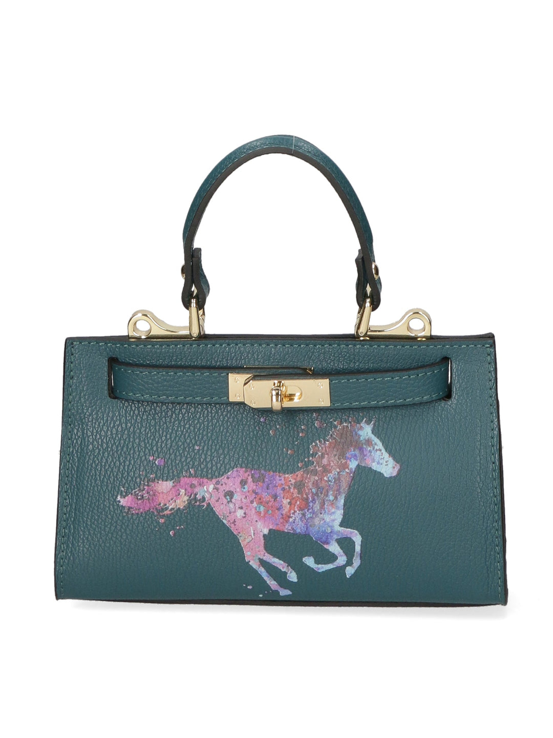 Borsa a mano da Donna in Vera Pelle | Gave Lux | GLX220426523FBG-D33_PETROLIO
