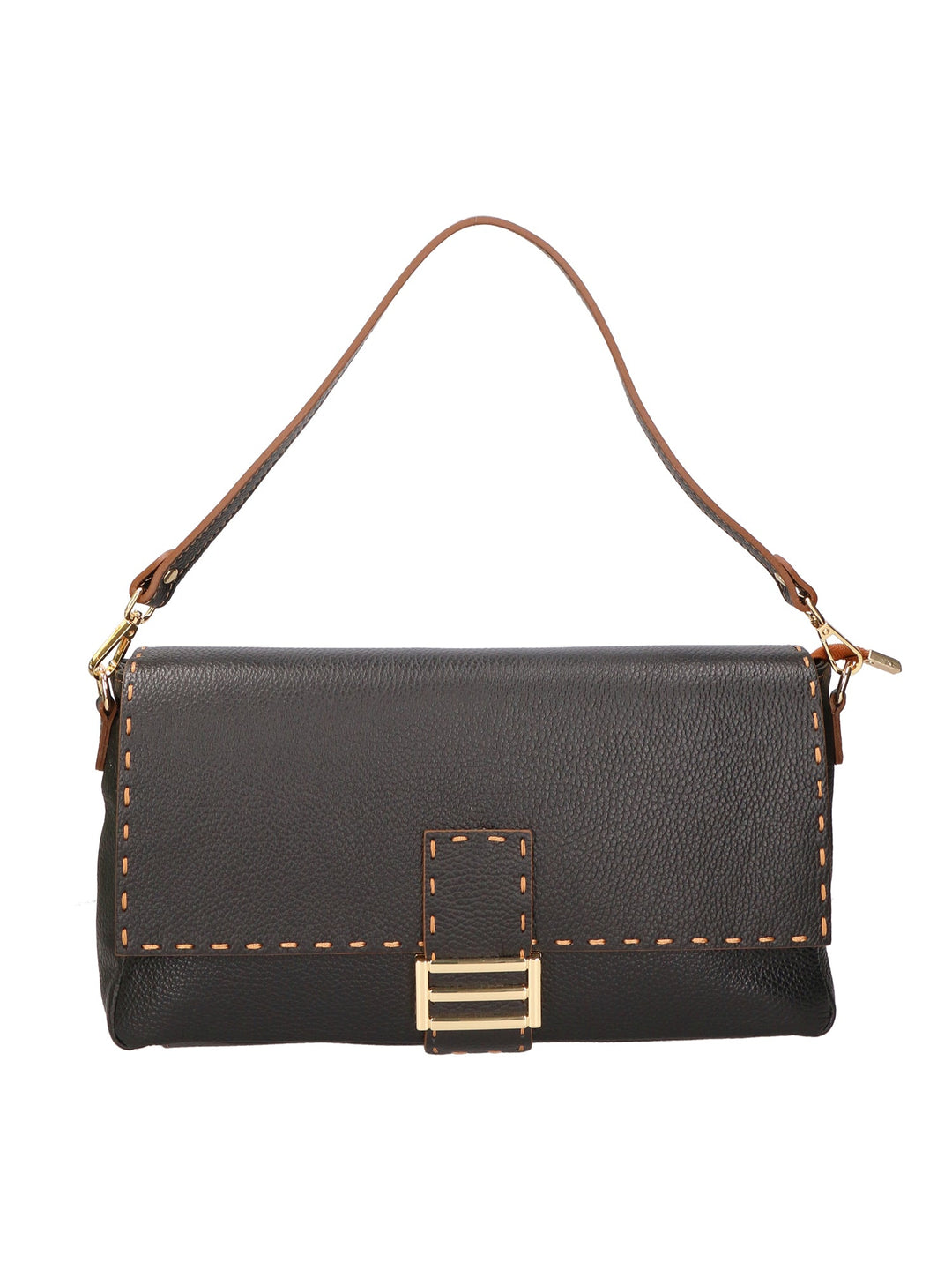 borsa a spalla da Donna in Vera Pelle | gave lux | GLX220686823FBG-D28_NERO