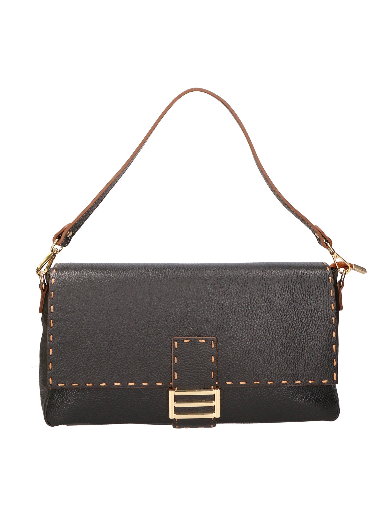 borsa a spalla da Donna in Vera Pelle | gave lux | GLX220686823FBG-D28_NERO