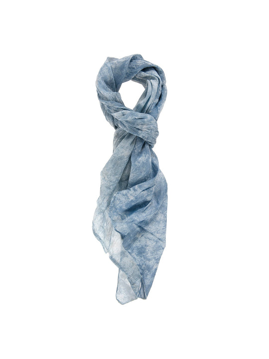 Foulard Unisex in Cotone e seta | Gave Lux | GLX22L201423FBG-BLU_JEANS