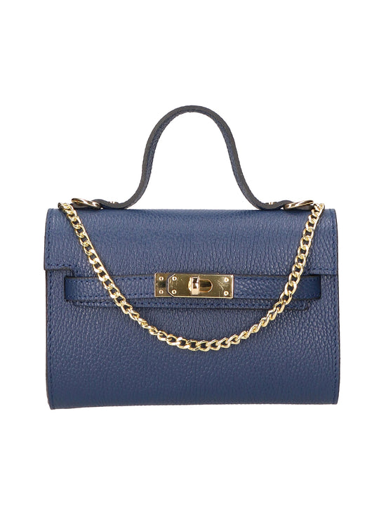 Uma pochette da Donna in Vera Pelle