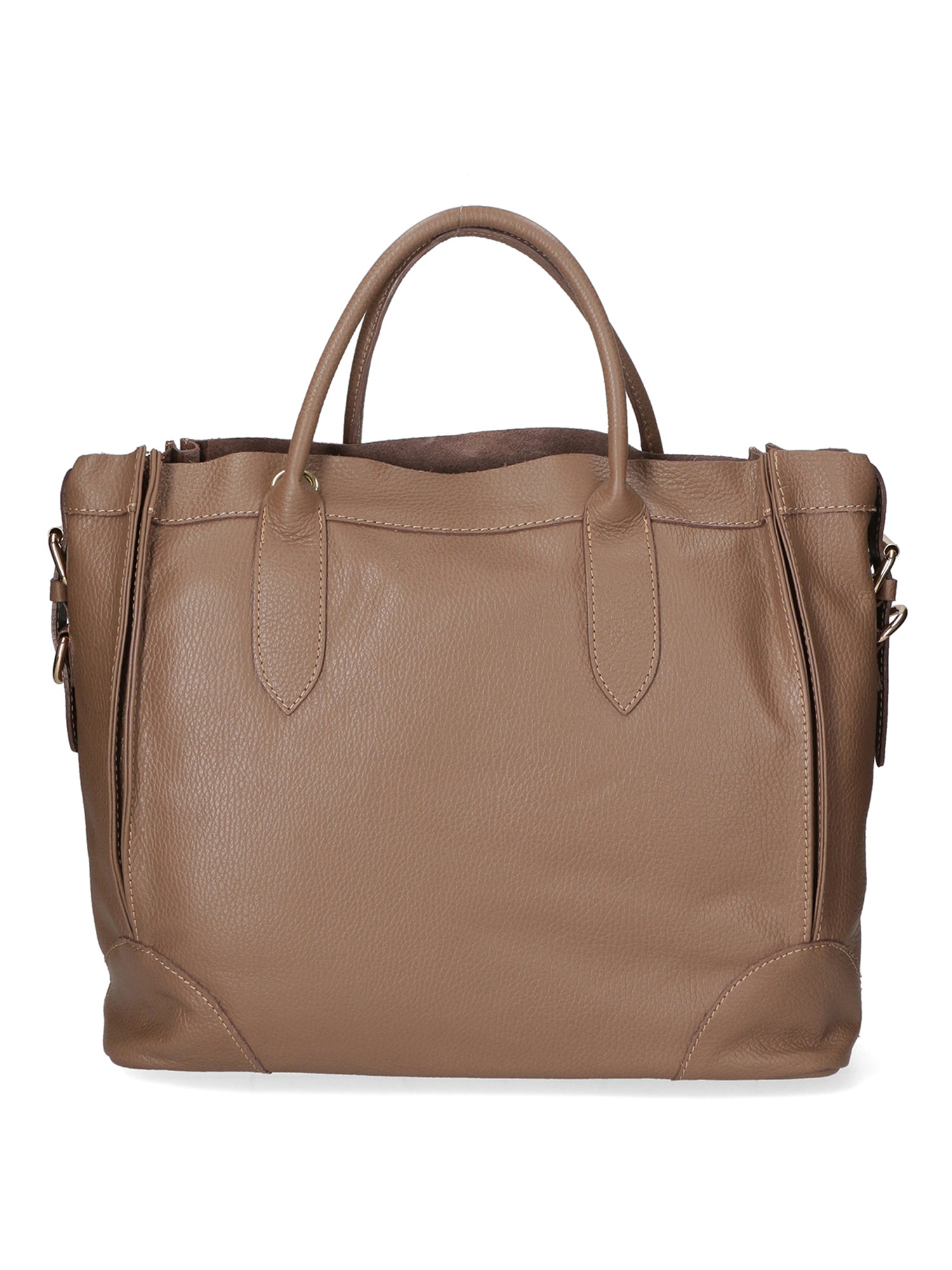 borsa a mano da Donna in Vera Pelle | Gave Lux | GLX228002923FBG-D40_TAUPE_TAUPE