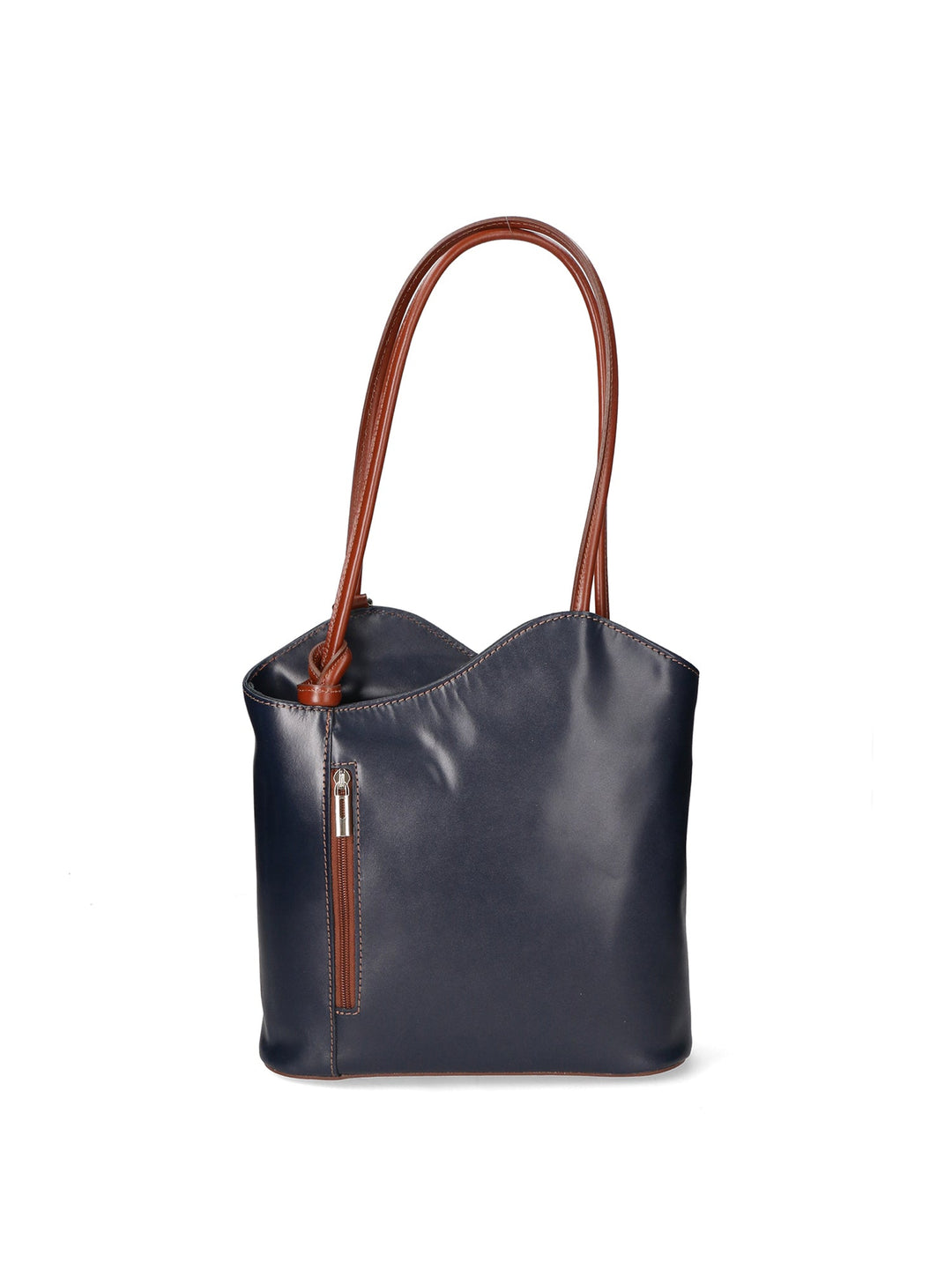 Borsa a spalla da Donna in Vera Pelle | Gave Lux | GLX22903923FBG-BLU_MARRONE