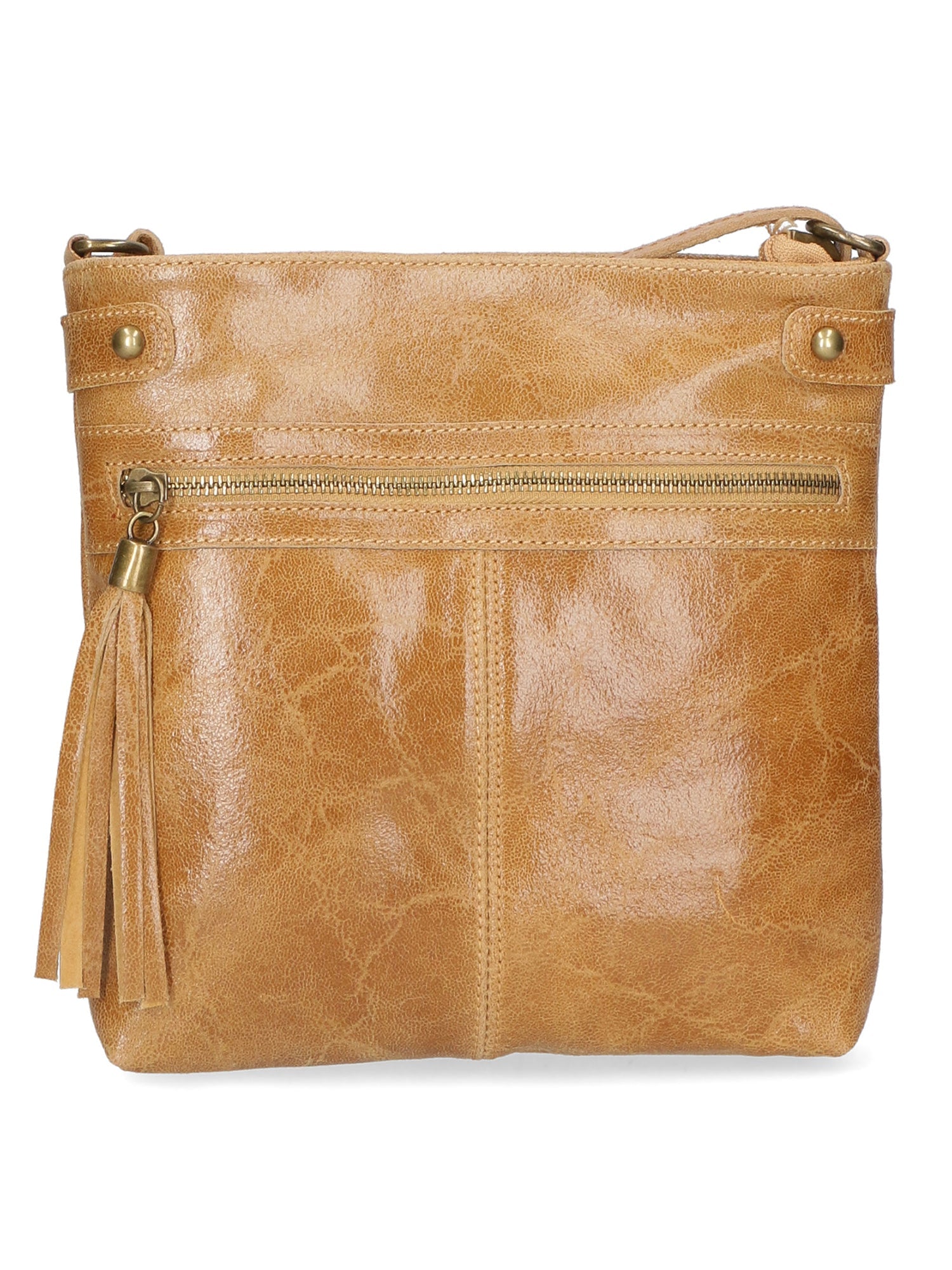 Borsa a tracolla da Donna in Vera Pelle | Gave Lux | GLX221003423FBG-CUOIO