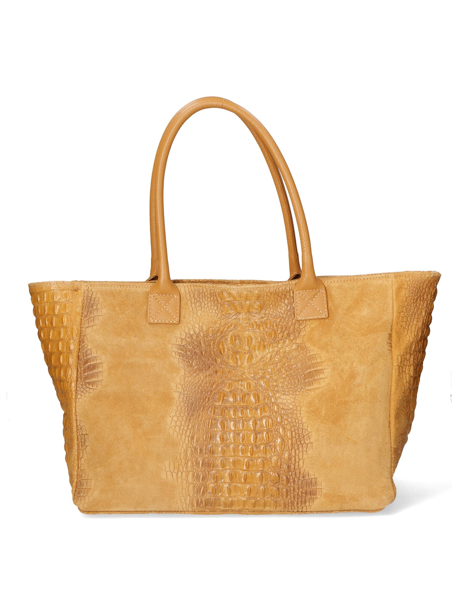 Borsa shopper da Donna in Vera Pelle | Gave Lux | GLX228004223FBG-005_CUOIO_CHIARO