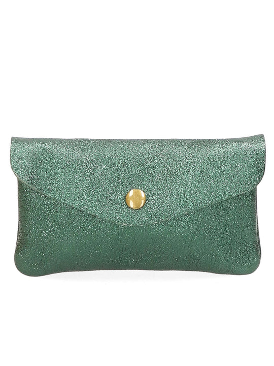 Portafoglio da Donna in Vera Pelle | Gave Lux | GLX220454023FBG-L558_VERDE_SCURO