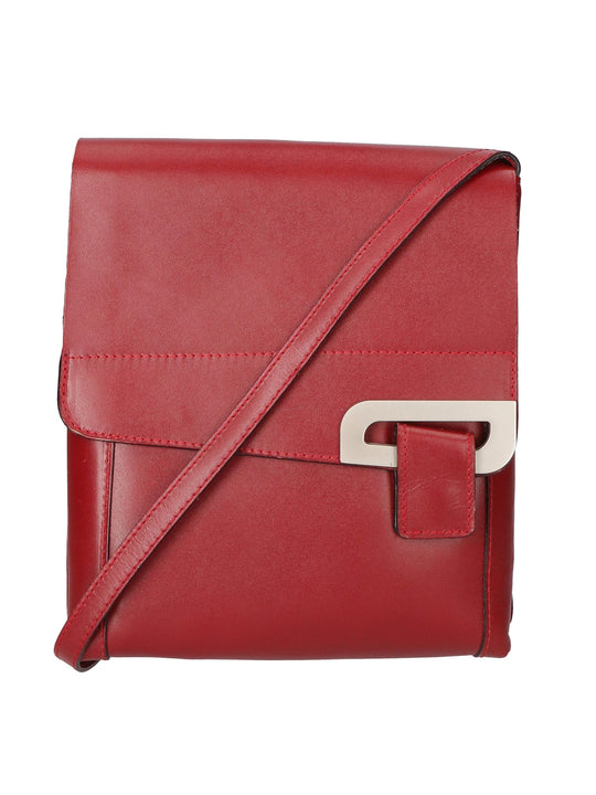 Flavia Unisex Genuine Leather Shoulder Bag