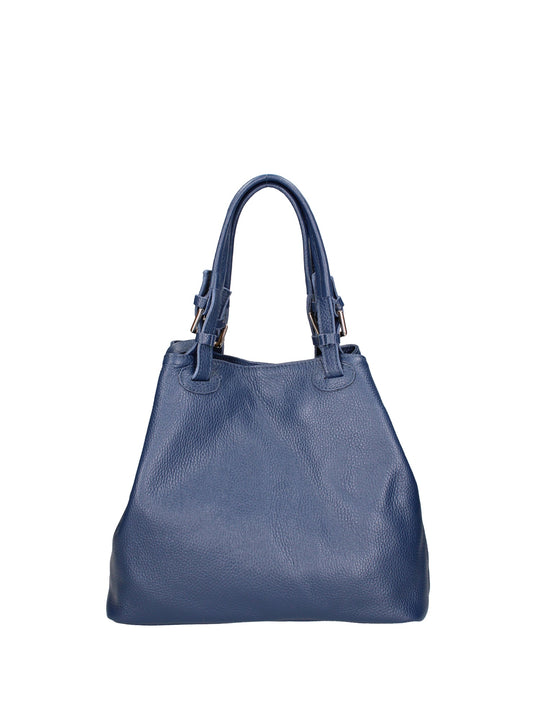 Borsa a spalla da donna In Vera pelle | gave lux | GLX22702823FBG-D24_BLU_JEANS