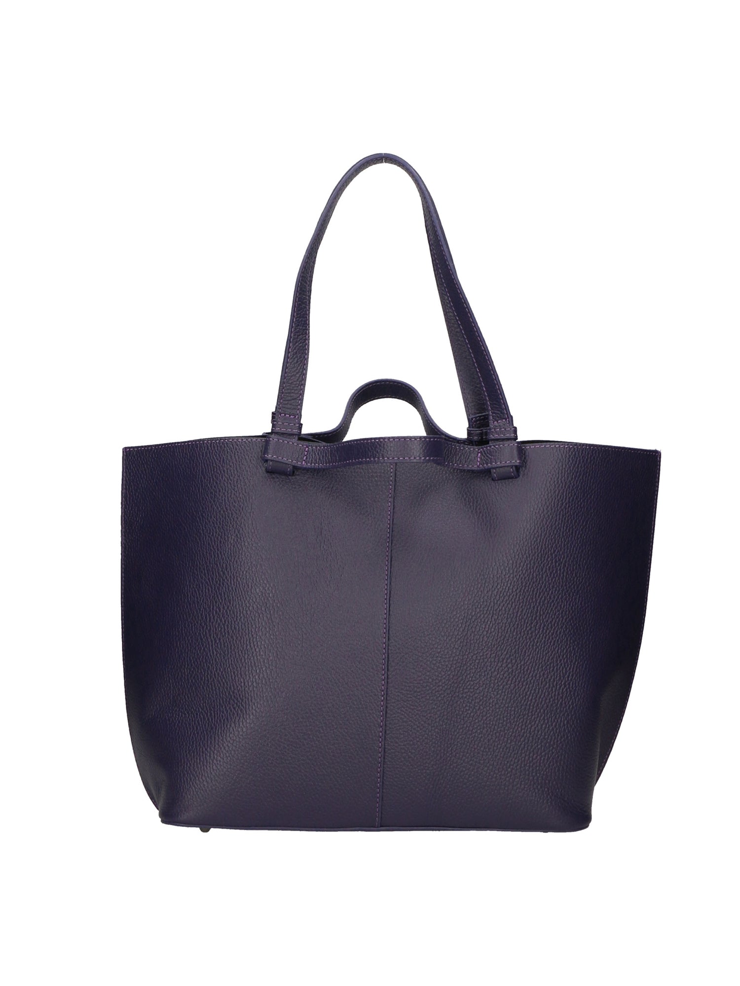 Borsa a spalla da Donna in Vera Pelle | Gave Lux | GLX220577923FBG-D25_VIOLA_SCURO