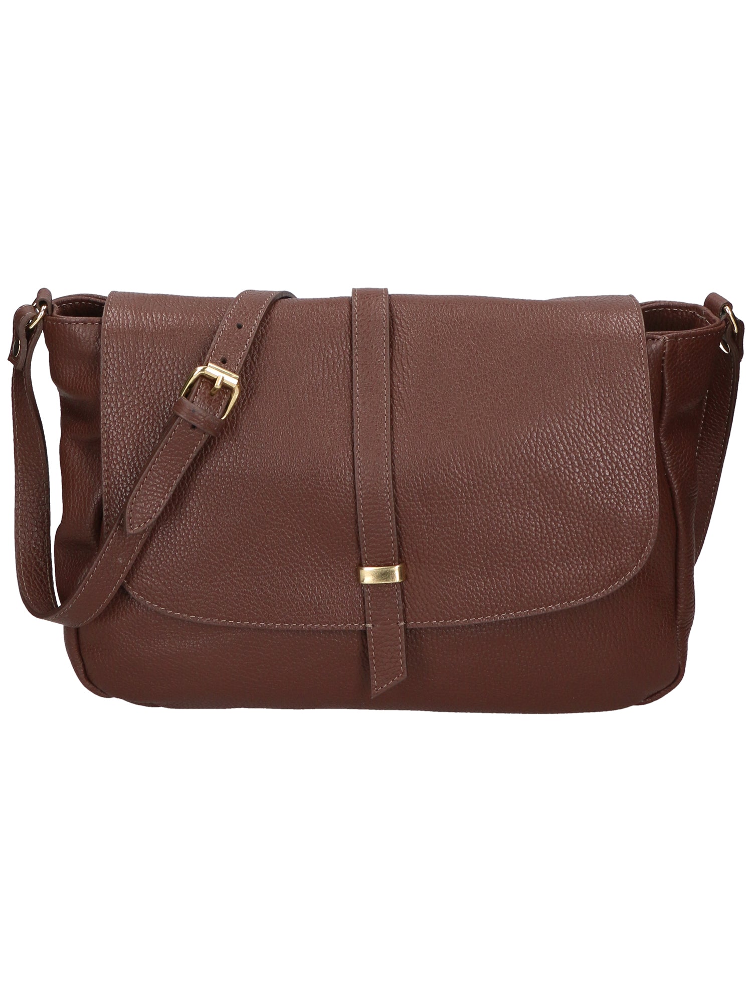 Borsa a spalla da Donna in Vera Pelle | gave lux | GLX220651923FBG-D223_CIOCCOLATO