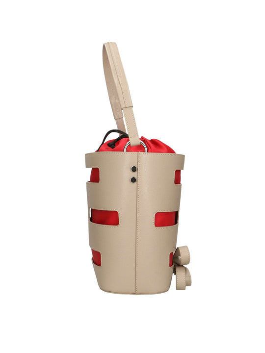 Damen-Beuteltasche aus echtem Leder