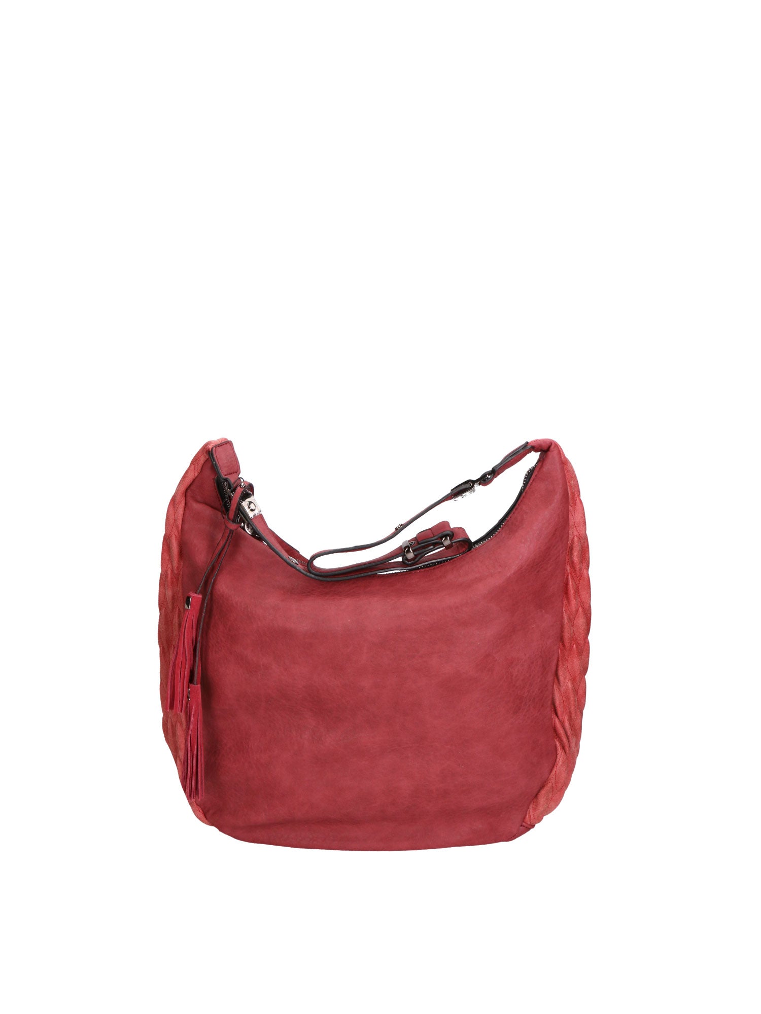 Borsa a spalla da donna Misto nylon e pelle | Gave Lux | GLX22LK026523FBG-BORDEAUX