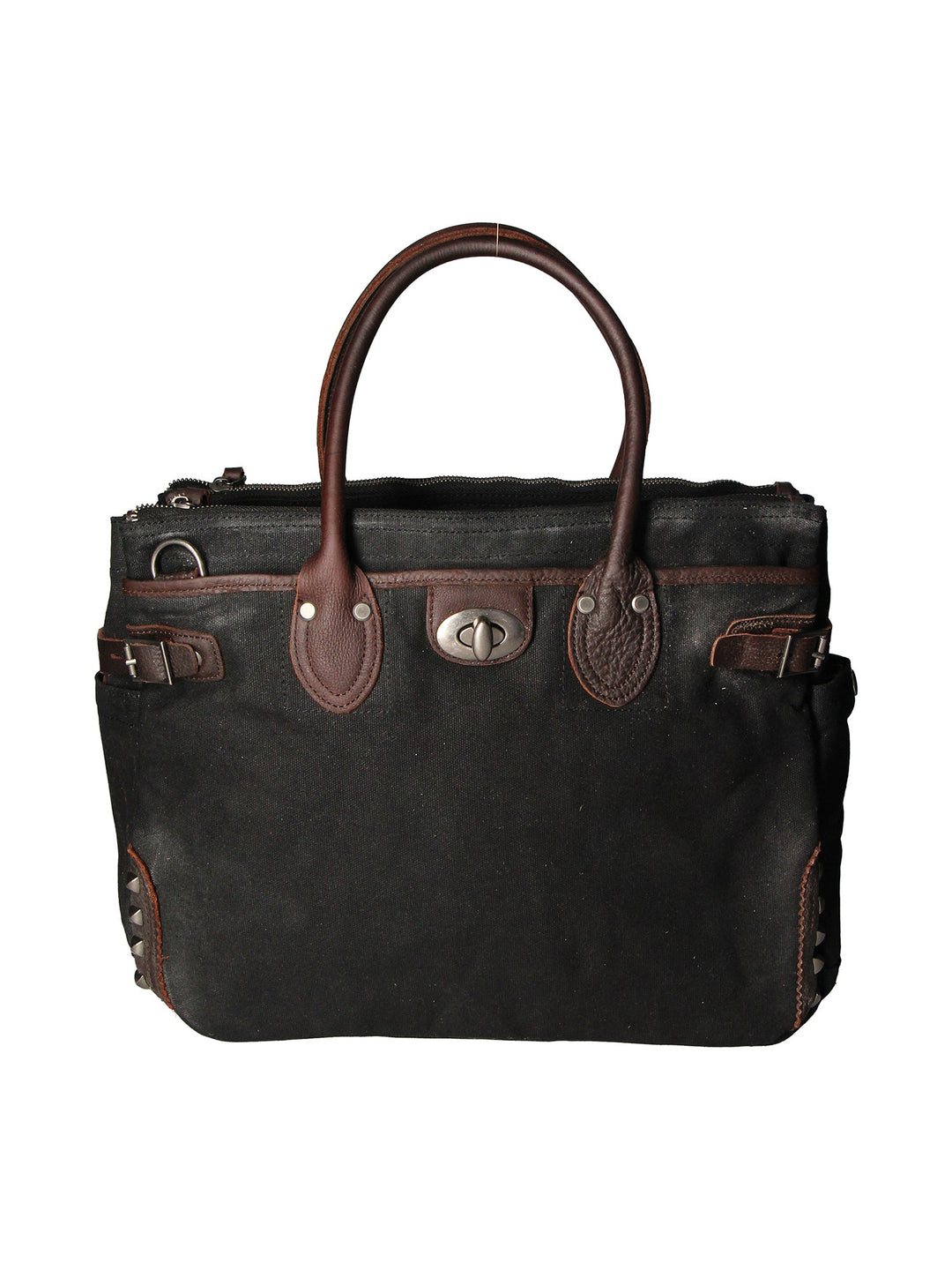 Borsa a tracolla unisex in Canvas e pelle | Gave Lux | GLX22ZG300123FBG-NERO_BLACK